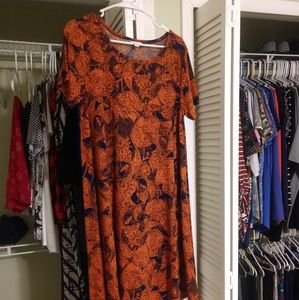 Lularoe M Carly Dress, EUC